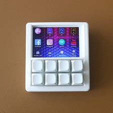 8 Keys Macro Keyboard Mechanical Keypad Hot Swap Designer Kepad with 3.5inch USB picture