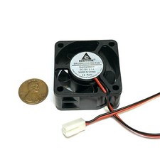 1 Piece Fan 12v mini 40mm x 20mm 2pin 4020 dc mini micro brushless cooling A39 picture