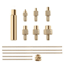 3D Printer Part - Heat Insert Kit: 120Pcs M2 2.5 M3 M4 M5 M6 M8 1Pcs Connector 6 picture