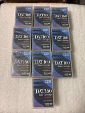 NEW SEALED 10PK 23R5635 IBM DAT160 DDS-6 160GB DATA CARTRIDGE DAT 160( 10 PACK ) picture
