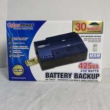 Cyberpower 425VA 230 Watt Battery Backup 6 Outlet NEW IN BOX picture