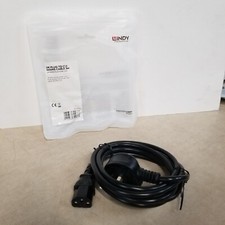 Lindy UK Plug To C13 Mains Cable 2m- BLACK (30433) picture