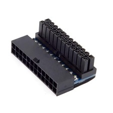 ATX 24Pin Female to 24Pin Male 90 Degree Power Adapter PC Mainboard Mother picture