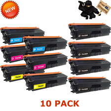 10PK TN436 Toner Set BK/C/M/Y + 2 BK for Brother MFC-L8610CDW picture