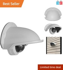 Durable White Outdoor Camera Shield for Sun & Rain - Nest/Ring/Arlo Compatible picture