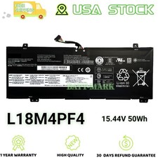 Genuine OEM New L18M4PF4 50Wh Battery for Lenovo Ideapad Flex-14API C340-14IML picture