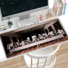 Extra-Large Astronaut-Themed Gaming Mouse Pad, Non-Slip Rubber Base Desk Mat, picture