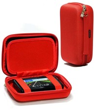 Navitech Red Hard GPS Carry Case For The TomTom VIA 1435TM 4.3 Inch picture