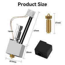 Upgrade Hotend Kit for Anycubic Kobra S1 3D Printer Brass Nozzle 0.2 0.4 0.6 picture