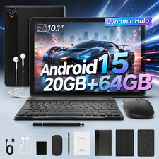 10.1” IPS FHD Tablet 64GB Storage 5G Wifi 6 Face ID Unlock Dual Camera Android picture