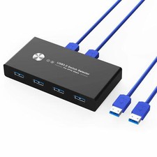USB 3.0 Switch Selector Switcher for 2 PC Sharing 4 USB Devices picture