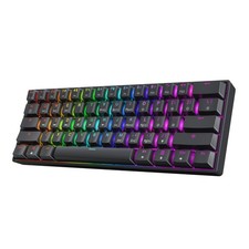 GK61 60% v3 Hotswap RGB Mechanical Gaming Keyboard Cherry Mx Speed Silver picture