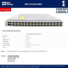 Cisco Nexus N3K-C3132Q-40GX 3132Q-X 32-Port QSFP+ - Same Day Shipping picture
