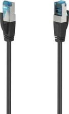 HAMA Network CAT 6a Cable 10Gbps S/FTP 1.5m Black LAN Ethernet RJ45 M27 picture