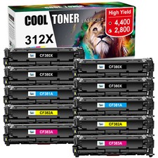 4-10PK Toner Ccompatible Set CF380A-CF383A With HP 312A LaserJet M476nw M476dw picture