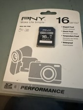 PNY 16GB MICRO SD HC PERFORMANCE CARD ~NEW IN PACKAGE Sealed picture