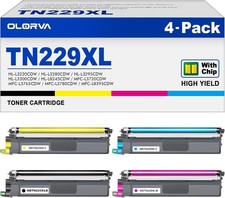 4 packs New TN229XL TN229 Toner Compatible for Brother TN229 Toner Cartridges picture