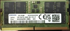 Samsung 16GB 1x16GB DDR5 5600 CL46 SODIMM Laptop Memory M425R2GA3PB0-CWMOL picture