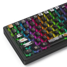 116 PCS GTSP Punk Pudding PBT Keycaps ASA Profile Fits 75% 65% 60% Layouts picture