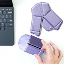 myAir.0 OriMouse Ultra Slim Foldable Wireless Bluetooth Mouse Purple BT 5.2 JPN picture