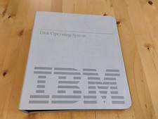 IBM Disk Organizer Vintage Software 8 X 9 X 2.5 3 Ring Operating System Binder picture