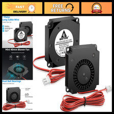 40mm 4010 Blower Fan 24V Dual Ball Bearing for 3D Printers, 2-Pack - Hotend Cool picture
