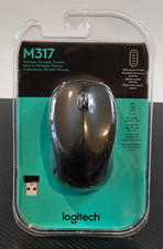 Logitech M317 Wireless Portable Mouse With USB Receiver 12M Battery Life Black picture