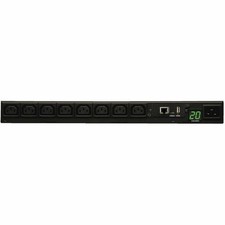 Tripp Lite PDUMNH20HV PDU 8x IEC 60320 1U Horizontal Rackmount Wall-mountable picture
