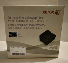 Genuine OEM Xerox Black Solid Ink 108R00930 for ColorQube 8570 Series Printer picture