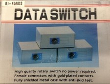 GC Electronics RJ-45ABCD Vintage Data Switch (In Original Box) picture