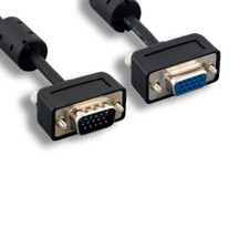 KNTK 6ft Slim SVGA Video Cable 15Pin Male to Female Cord TV PC Display Monitor picture