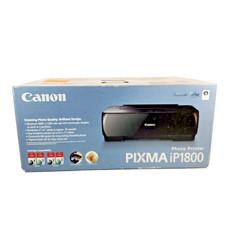 Canon PIXMA iP1800 Photo Inkjet Printer New Sealed 4800x1200 USB Black picture