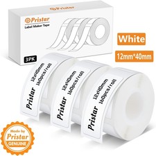 3 Rolls 12x40mm Self-Adhesive Thermal Paper Sticker 160 Labels/Roll For P15 D30 picture