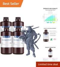 4kg 3D Printer Resin Bundle - 405nm High Precision Fast Curing UV Photopolymer picture