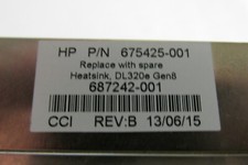 HP 675425-001  HEATSINK for HP PROLIANT DL320E G8 picture