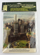 Infamous Golf Holes Vintage Mousepad Loyal H Chapman 1980 New York City Wall St picture
