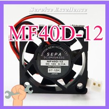 One for Brand SEPA MF40D-12 12V 0.11A 4CM 4010 2-wire Cooling Fan Fast Shipping picture