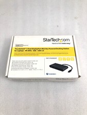StarTech Thunderbolt 3 Dual DisplayPort Docking Station 4K 60Hz TB3DKM2DP picture