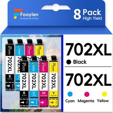 Compatible With 702XL Ink Cartridges for Epson WorkForce WF-3720 WF-3730 3725 picture