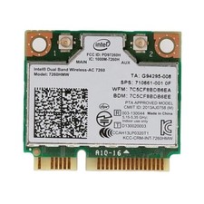HP Elitebook 840 710661-001 Intel Wireless-AC 7260HMW Bluetooth Wi-fi WLAN USA picture