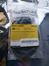 StarTech.com SCNM9FM2MBK 2m Black DB9 RS232 Serial Null Modem Cable (r5trolley.5 picture