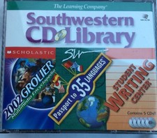 BERLITZ's Southwestern CD Library Set-The Learning Company-5 PC Set-TESTED-RARE picture