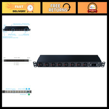 Heavy Duty 1U Rack Mount PDU, 20A 120/240V, C20 Inlet, 8 Locking C13 Outlets picture