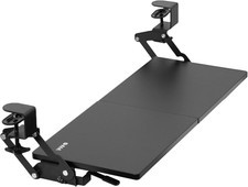 VIVO Black under Desk 27 X 11 in Adjustable Keyboard Tray, MOUNT-KB08V picture