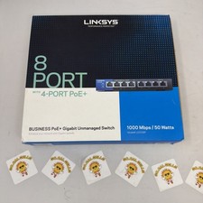 Linksys LGS108PV2 8-Port Buisness Desktop Gigabit PoE+ Switch picture
