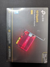 TP-LINK 10 Gigabit TX401 Network Adapter - Red FAST SHIPPING picture