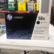 HP 58X Black High Yield Toner Cartridge CF258X Open Box picture