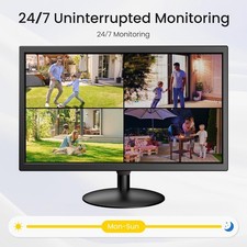 22 inch 1920x1080 CCTV Security/Computer Monitor HDMI VGA AV BNC USB Audio Video picture