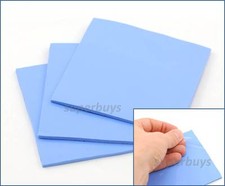 1pc Blue 100x 100x 2.5mm Silicone Thermal Pad Sheet CPU Chip Heat Sink HeatSink picture
