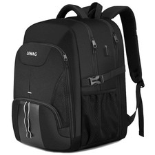 Extra Large Backpack for Men 50L,Water Resistant 17.3 inch 17inch, Black picture